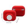Silicone Cover Fit for IOS Pro Earbuds Anti Drop Shock Absorbing Earbud Case Protective Cover Support for AirTag