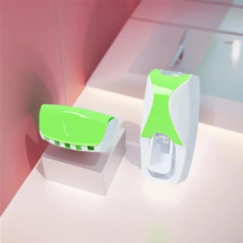 Wall-mounted Toothpaste Brush Holder Bathroom Organization and Storage Toothbrush Holder Multifunctional Toothpaste Storage Rack