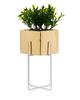 Doniczka Mizu Gold White 23 Cm