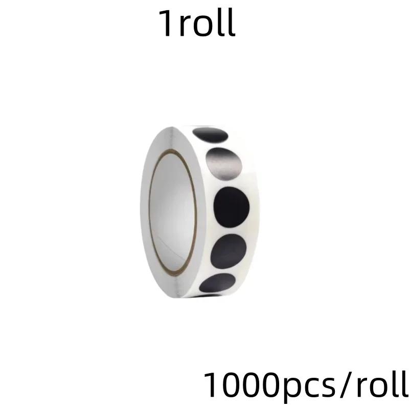 1000 PCS Color Dot Label Sticker  Classification Mark Coated Paper Sticker Rolls  Kawaii Stationery  Aesthetic