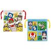 Skater Gusseted Lunch Box Drawstring Bag Set of 2 Super Mario 23 Boys KB64WN