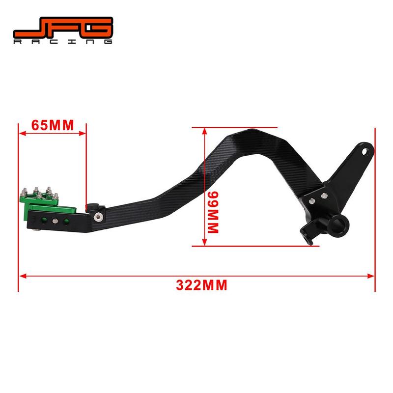 Motorcycle CNC Rear Foot Brake Lever Pedal For Kawasaki KLX110 KLX 110 2010-