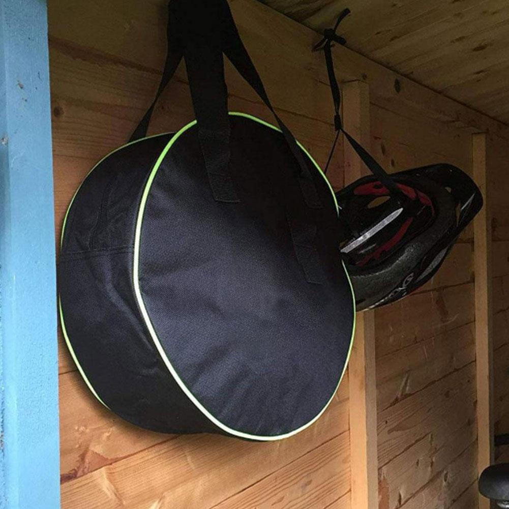 New Black Green Car Charge Cable Bag Waterproof Oxford Cloth Storage Bags Round Car Tools Organizer