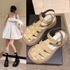 Thick -Soled Sponge Cake Toe Sandals Women 'S  New Summer Explosion Style With Skirt Roman Shoes Soft Bottom Super