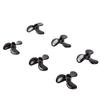 6pcs RC Boat Propeller 36mm Diameter 4mm Hole Diameter 3 Fan Leaves Remote Control Boat Propeller Black RC Boat