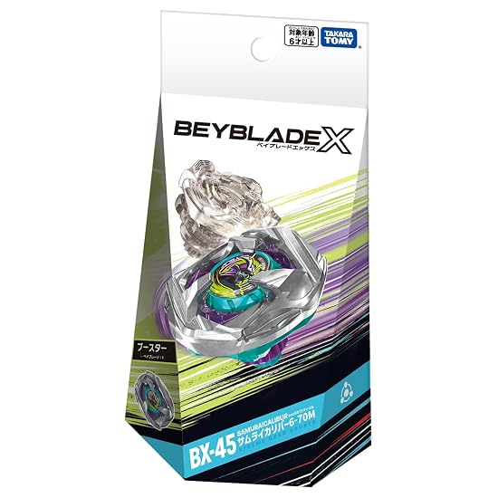 TAKARA TOMY BEYBLADE X BX-45 Booster Samurai Saber 6-70M