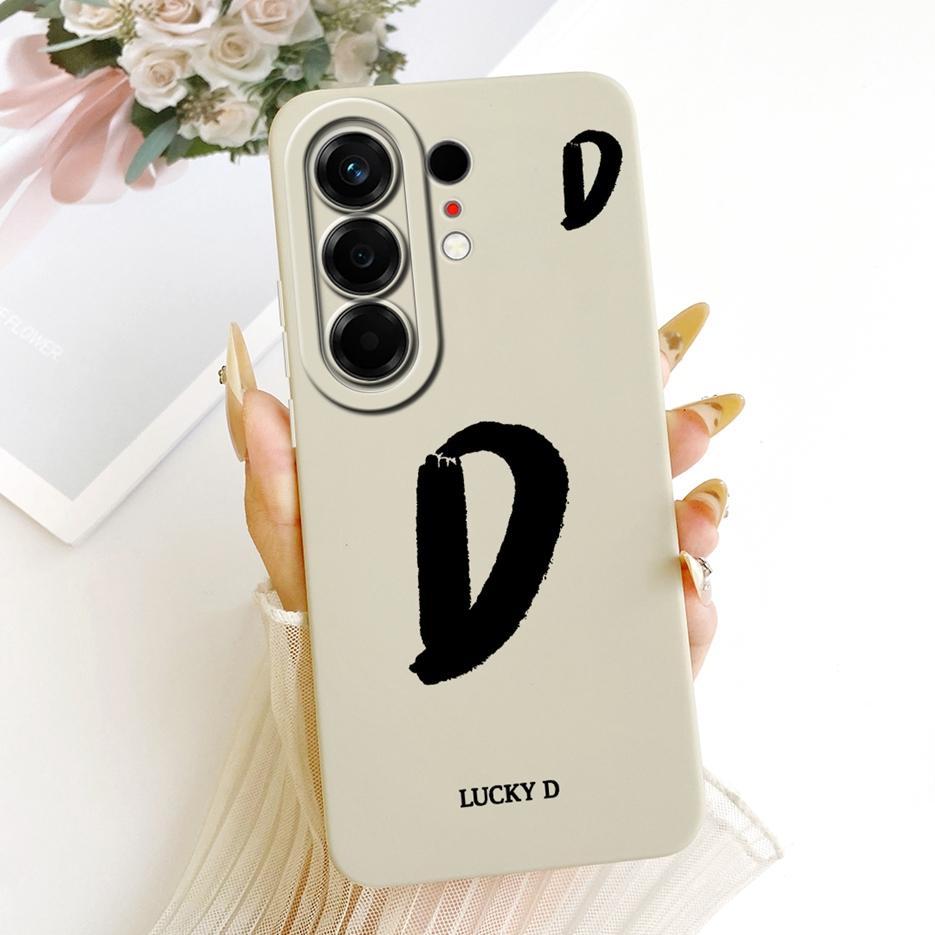 Pro Tecno Camon 50 4G Pouzdro CN5 Roztomilé kryty s lucky písmeny Nárazuvzdorné pouzdro na telefon Pro Tecno Camon 50 Pro 4G CN5c Camon50 Měkké Fundas