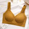 Plus Size Seamless Thin Push Up Wireless Sports Bra For Women