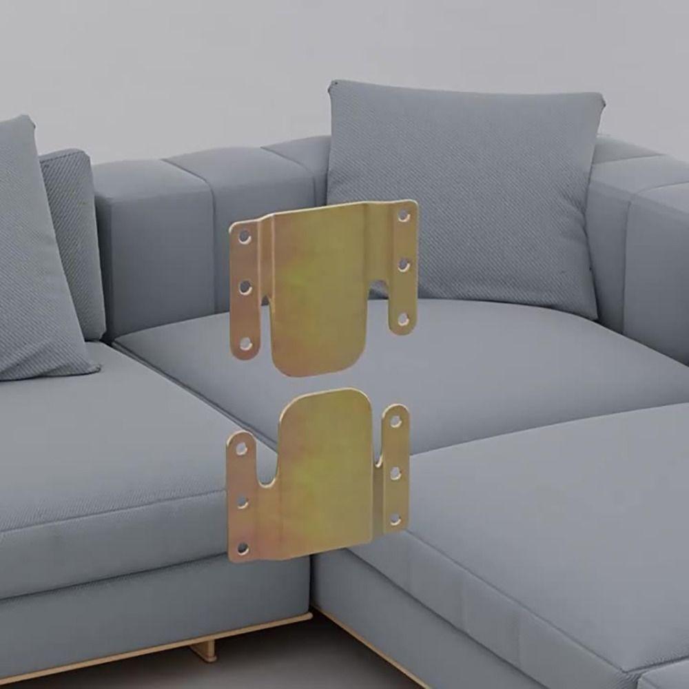 1 pair Adjustable Furniture Connector Bracket Included Screws Interlocking Connectors  Living Room