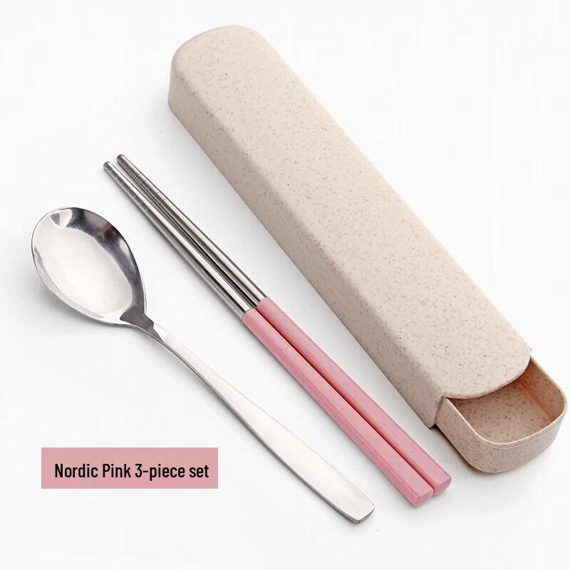 Portable 316 Stainless Steel Chopsticks & Spoon Cutlery Set