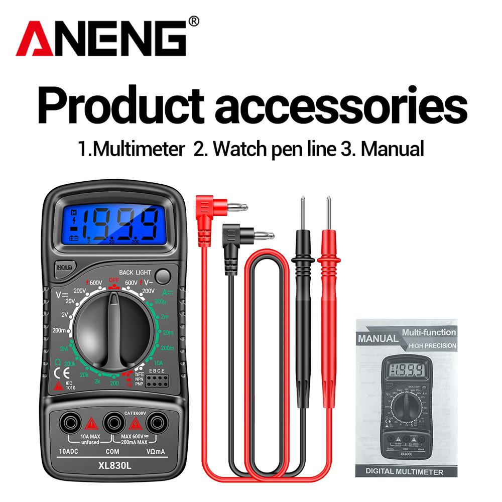 2000 Counts SZ06 SZ308 XL83L Digital Multimeter Voltage Tester Voltmeter TRMS Auto-Ranging  Volt Amp Meter Measuring DC Voltage