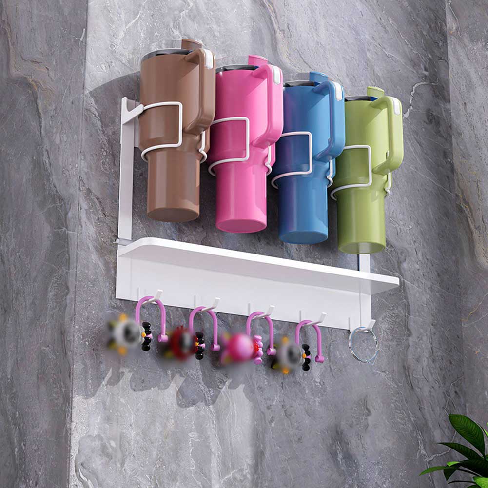Refrigerator Magnets Bottle Holder Large Metal Water Bottle Rack For Home For Thermos-Bottle