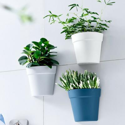 Indoor Outdoor Durable Plastic Wall Mounted Hanging Planter Succulent Flower Pot