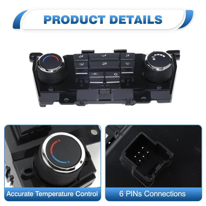 AC Climate Control Switch 95017054 for CHEVROLET CRUZE SALOON (CP1) 2009-2016