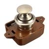 Push Button Lock Cupboard Furniture Door Camper ABS & Zinc Latch Useful