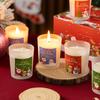 Y 6pcs/box Scented Candles Soy Wax Christmas Lavender Candle Cup Wedding Ceremony Birthday Gift Home Decoration Glass Fragrance