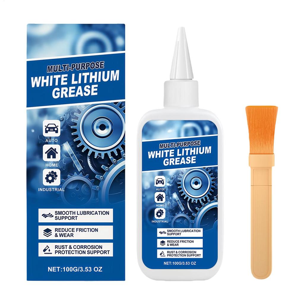 100g Grease Lubrication Waterproof Sealing Silicone Grease Lubricant Automobile Gear Valve Chain Maintenance Repair Tool
