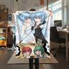 1PC Assassination Classroom Print Flannel Blanket, High quality All Seasons, Home Decor, Warmth and Comfort, Perfect for Christmas Gifts