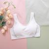 Printed  Solid Color Lightweight Breathable Developmental Training Vest Soft Sleep Inner Undergarment for Puberty School Girls