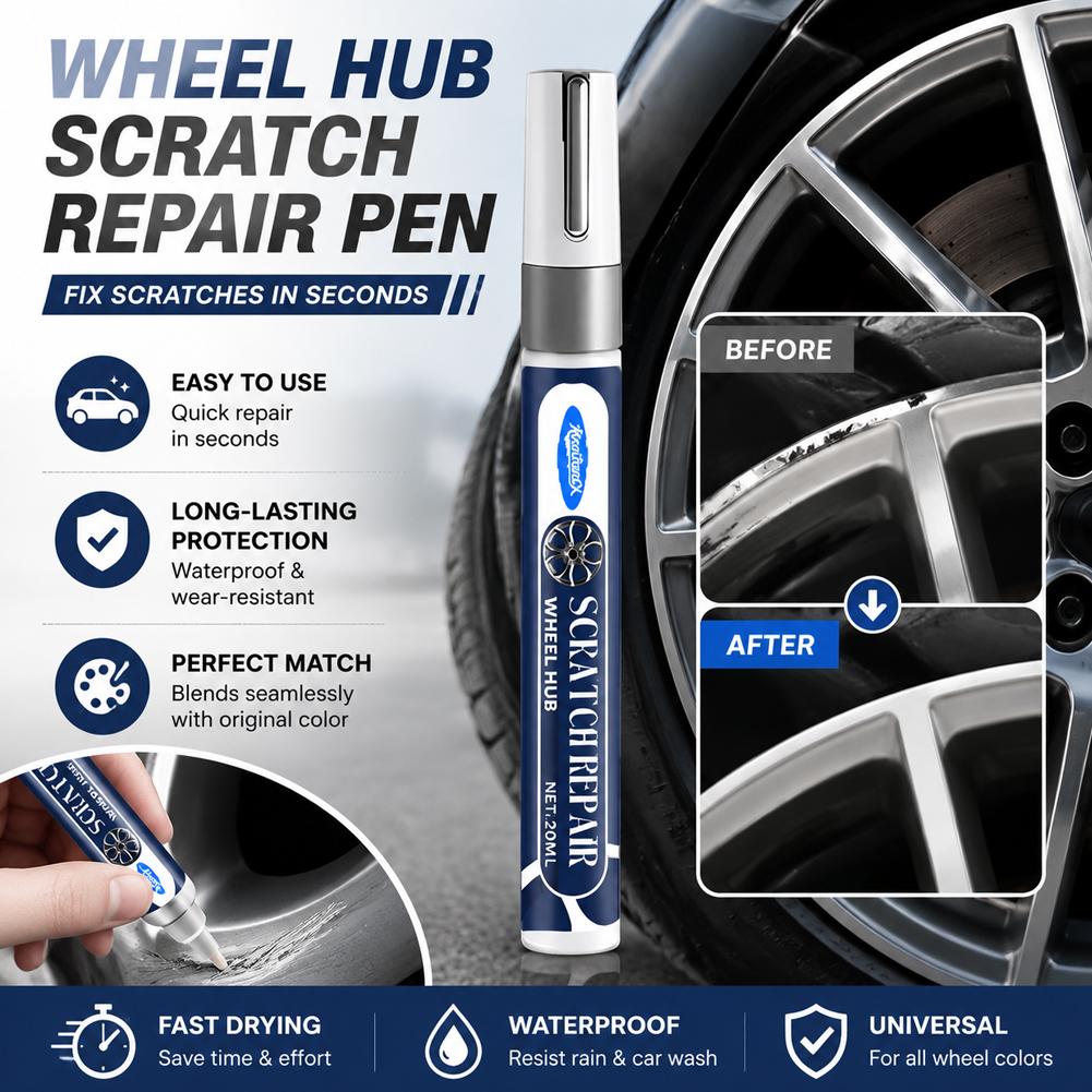 Touch-up Paint Pen Quick-drying Car Paint Repair Tool Car Paint Scratches, Dents Repair Tool Waterproof Sun-proof,