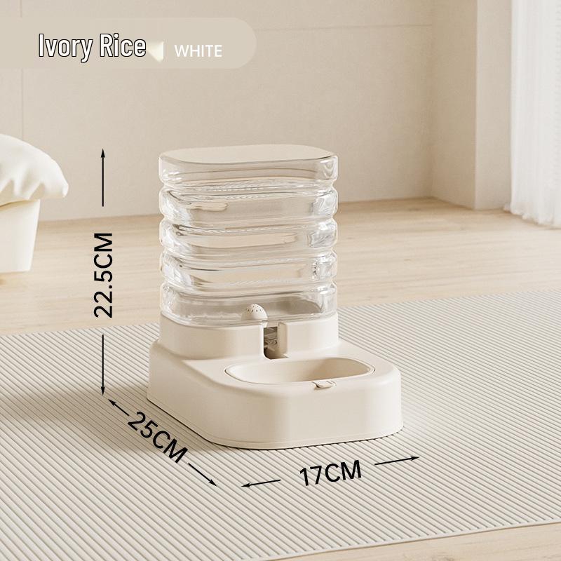 Pet Automatic Water and Food Dispenser - New Transparent Design for Cats and Dogs