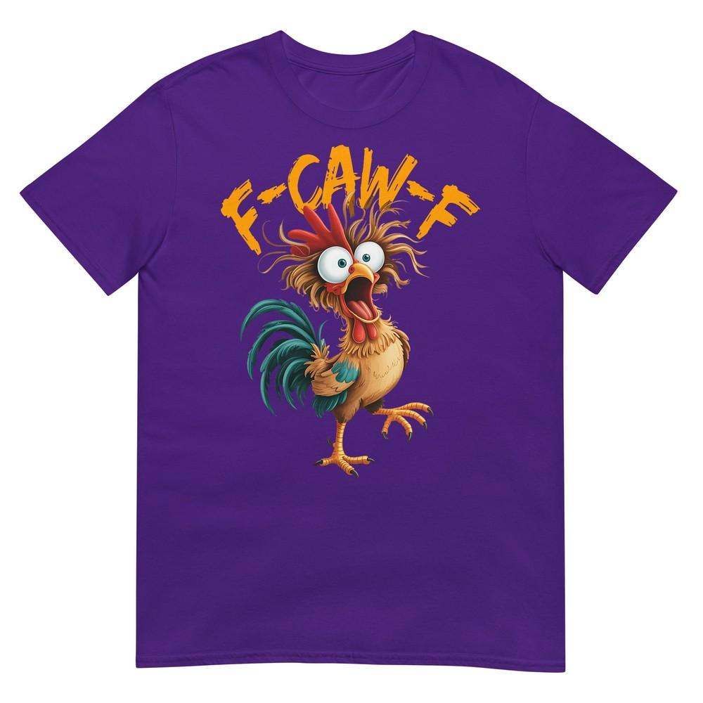 F Caw F Cocoș Pasăre Amuzantă Whisperer de Pui Fawk Unisex Tricou Unisex