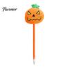 Gelstift Halloween Kürbis Tintenstift, 0,7 mm Kugelschreiber mit Plüschkürbis, Stifte Neuheit Schwarz für Partygeschenke, Geschenkbedarf Druckkugelschreiber