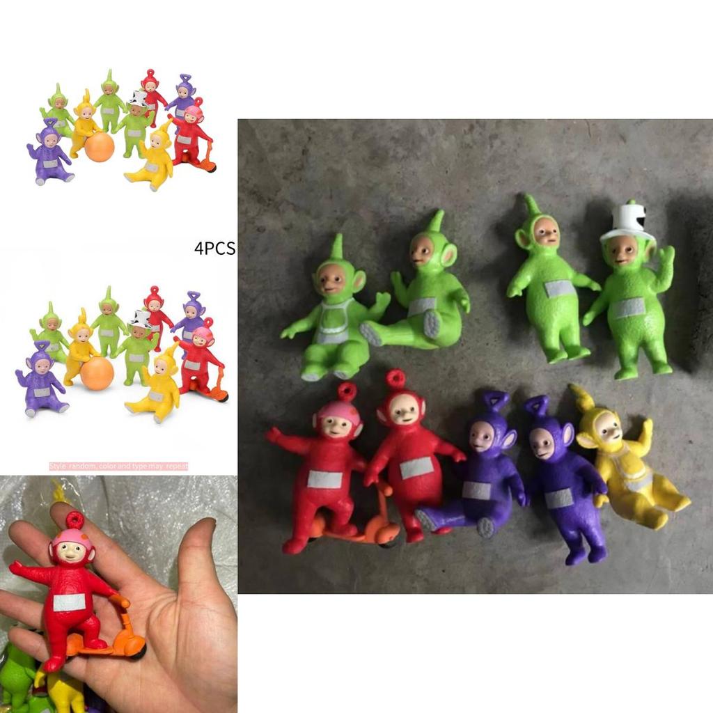 Niedliche PVC Kinderfigur Spielzeug Geschenk Teletubbies Handyhülle Zubehör 5-9cm/1.96-3.54in)