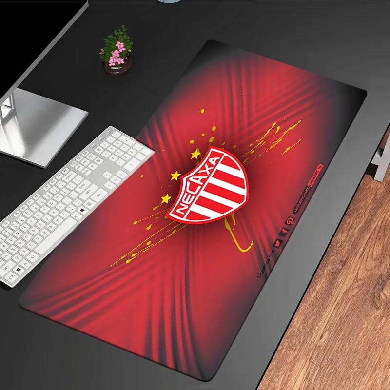 Necaxa Team Crest mouse pad, rubber base, esports desk mat, mouse pad for gamers and office use, gaming desk , easy to clean mat