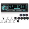 Car Radio 1 Din Audio Srereo Bluetooth MP3 Player FM Receiver with Remote Control AUX/USB/TF Card In Dash Kit Digital Display Car Audio Modification