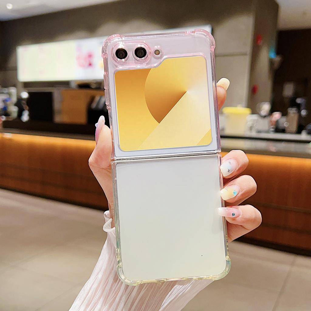 For Samsung Galaxy Z Flip7 FE 5G/Z Flip6 5G Case Gradient Color Anti-Scratch TPU Phone Cover