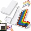 5/7PCS Paper Crafting Alignment Guides with Case for Card Making Set Precision Layering Matting Spacers Matching Storage Box