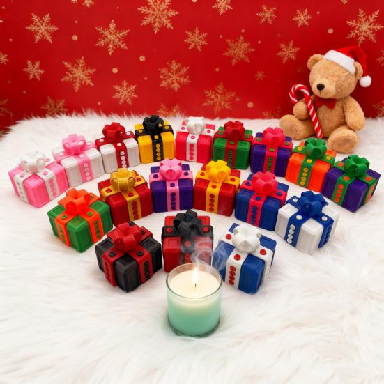 3D Printed Annoying Gift Box with Screws Colorful Square Puzzle Present Box Prank Case Home Office Bookshelf Desktop Decoration Ornament