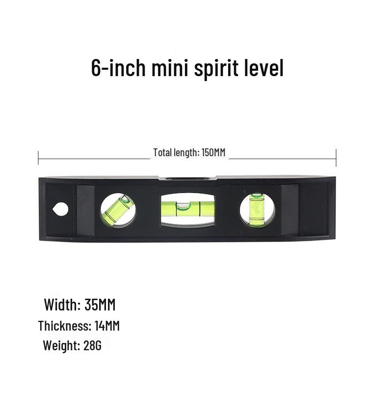 Magnetic Multi-Angle Mini Torpedo Spirit Level for Household Use