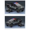 1/24 Tesla Police Cybertruck Off Road Alloy Metal Diecast Model Car Outdoor Collections Classic Trendy Toy Decorations Valentine Kids