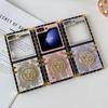 New Japanese and Korean Models Suitable for ZFLIP6 Samsung Laser Phone Case Aurora Butterfly Stand Rhinestone Flip5 Folding Shell