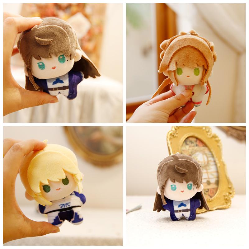 10cm Anime Reverse: 1999 Ezra Theodore Cartoon Plush Stuffed Cotton Doll Starfish Body Cosplay Toys Dolls Pendant Keychain Gift