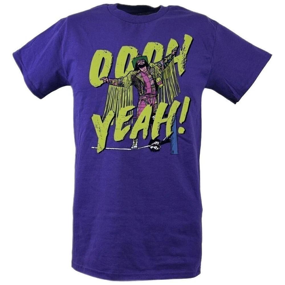 Macho Unisex Randy Savage Green Oooh Yeah Tshirt S