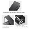 Multipurpose Magnetic Holder for Fridge Washing Machine Side Drillless Mount Space Efficient Includes Hooks