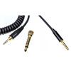 Monitor Signature PURE BLACK 50mm Mylar 2m Coiled Balanced Connection Carrying Bag DJ HeadphonesULTRASONE [Closed-back, Driver] Cable, Compatible,