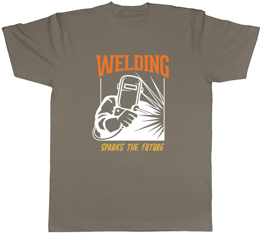 Welding Unisexs TShirt Sparks the Future Metal Welder Tee Gift