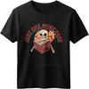 Casual Summer For Him T Shirt Skeleton Reading Book With Flames Short Sleeve Workout O Neck Tees Men Cotton Tshirt Male Tops