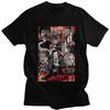 Custom Vintage Film Quentin Tarantino Collage T Shirt for Men 100% Cotton Tees Short Sleeves T-shirts Slim Fit Clothing