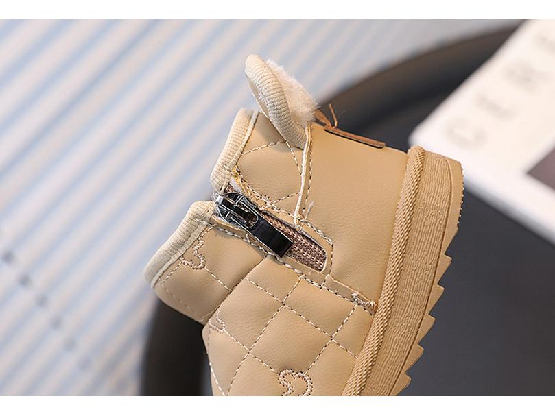 Infant Winter Snow Boots: Thick Cotton Velvet, Ages 1-3, Toddler Walking Shoes for Boys & Girls