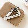 French Satin Bow Banana Clip Gentle Solid Color Vertical Clip Half Tie Hair Clip Simple Commuter Girl Hair Accessories