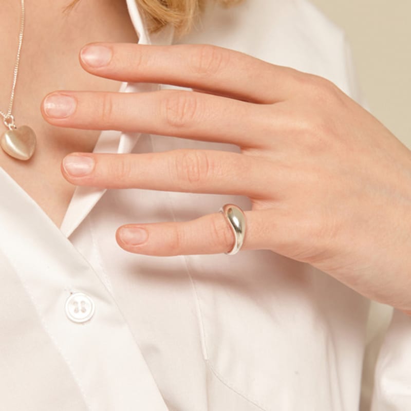 murmur [925silver]Wave small ring