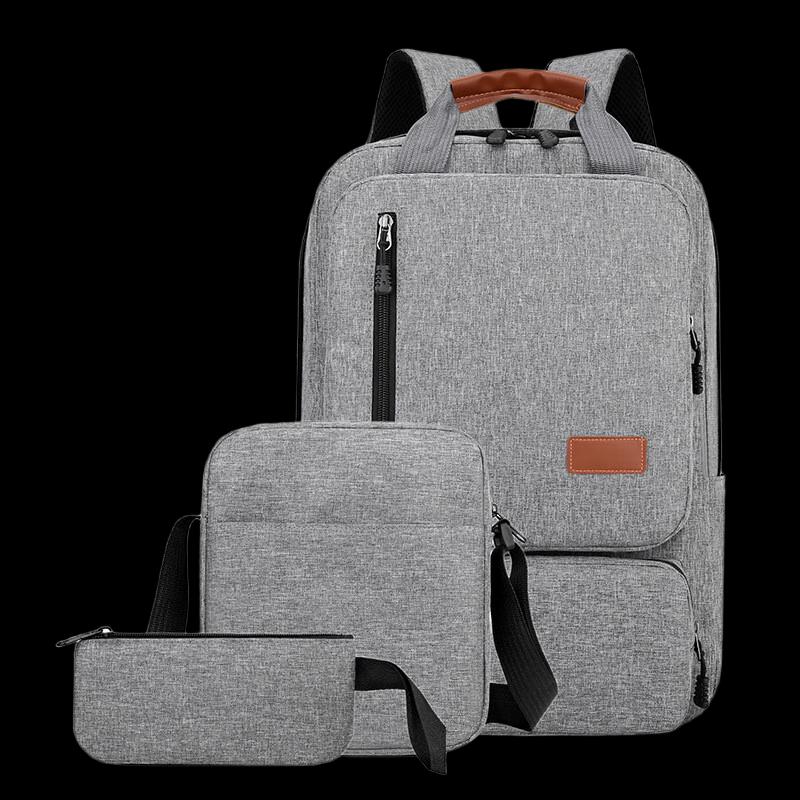 Li Shen Men s 15.6-inch 3-Piece Travel Backpack Set