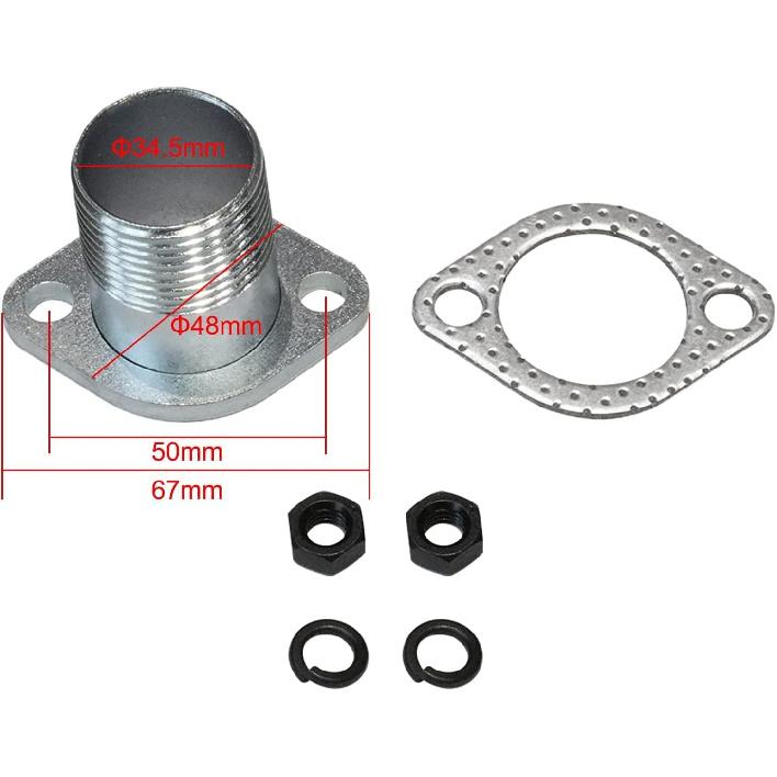 

420cc Pr-edator Engine - 1 Threaded Exhaust Flange Compatible With Pr-edator 301 420 340 390 22hp 670 Generator or Other Applications Where a Custom