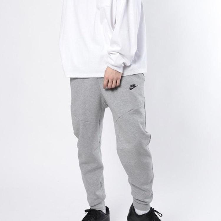 Nike Tech Fleece Sports Pants Asia Sizing 'Grey' Men's CU4496-063