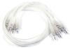 Heinakroon LED CV Patch Cable Eurorack Modular Test 5 Pack Clear Leads, (23.6 Inch),
